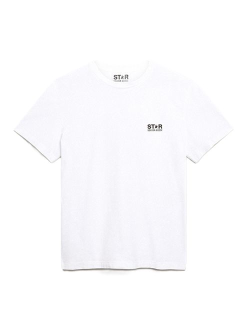 Golden Goose T-shirt con stampa Golden Goose | GMP01220P00087910283 WHITE/BLACK